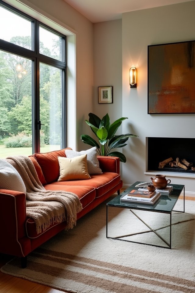 mix textures for comfort
