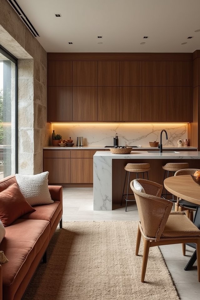 mix textures for warmth