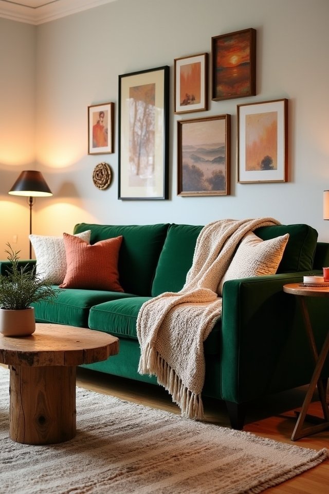 mix textures for warmth