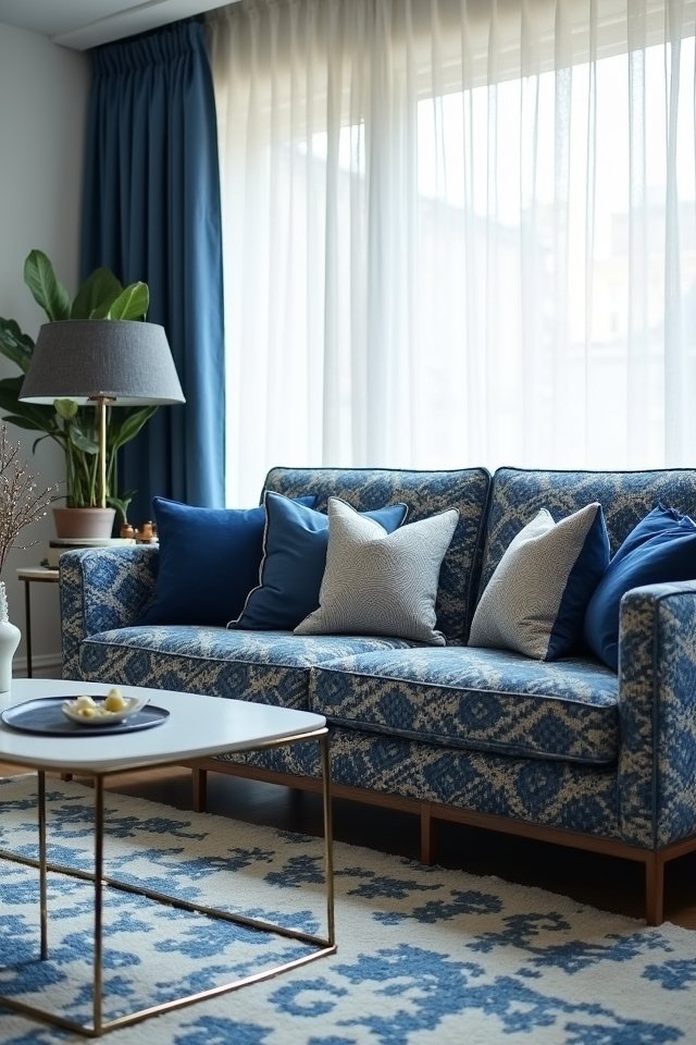 mixing blue and grey