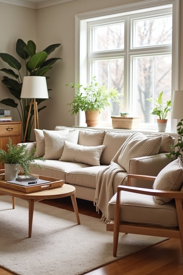 mixing cozy beige shades