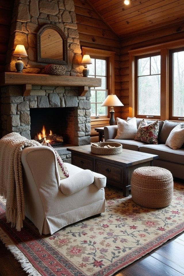 mixing patterns and textures