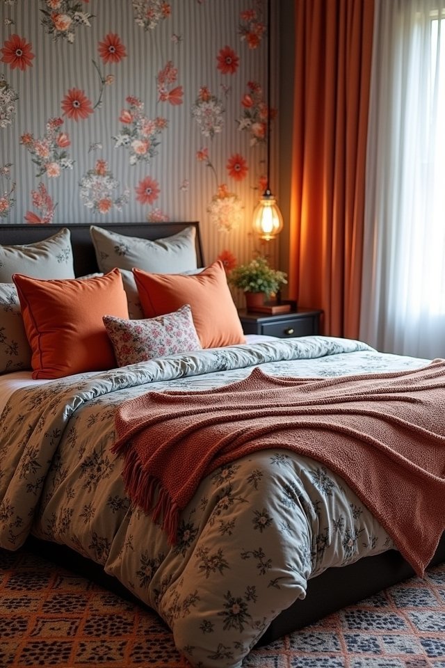 mixing patterns and textures