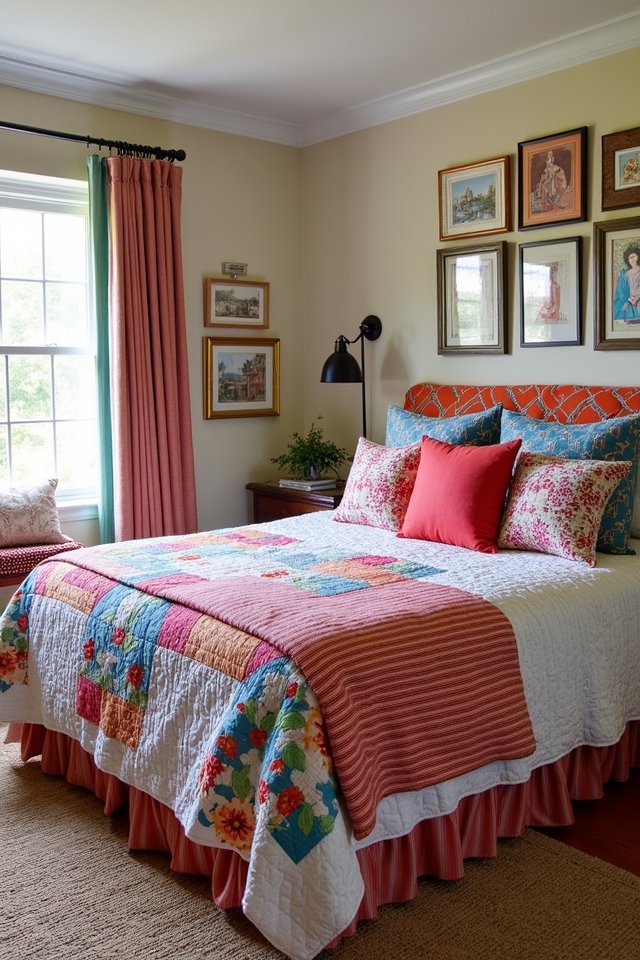 mixing patterns and textures