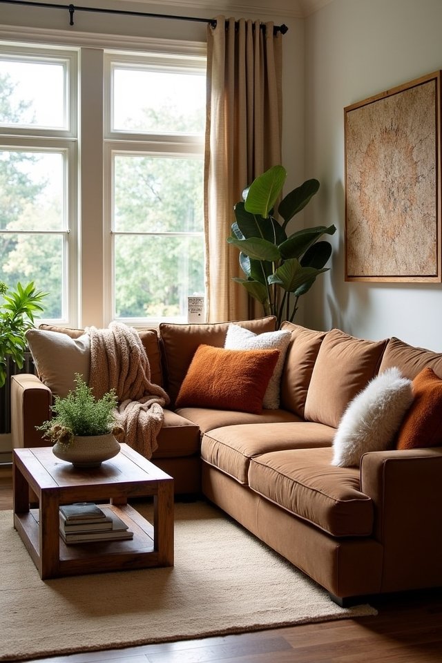 mixing shades of brown