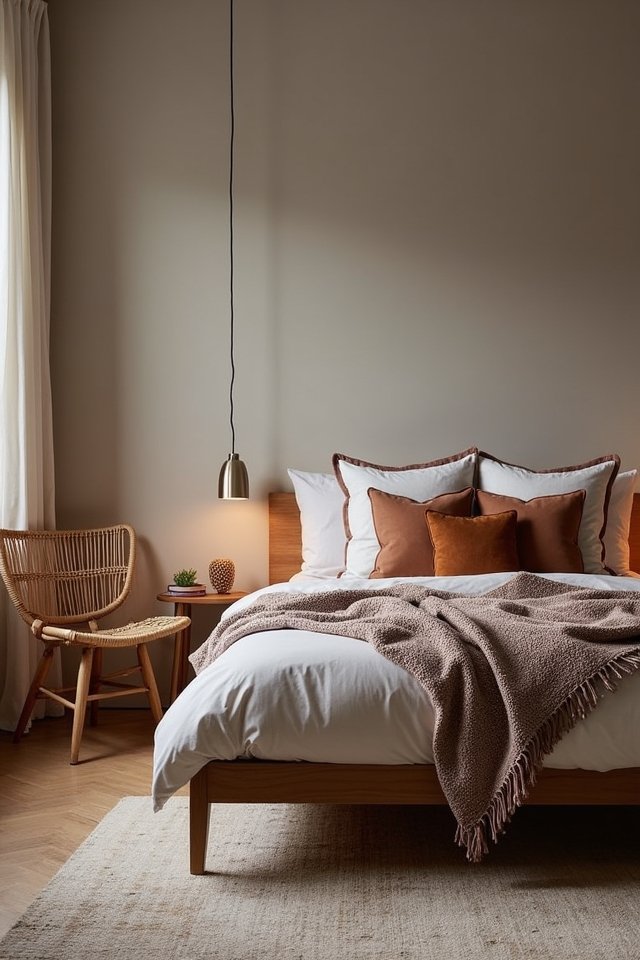 mixing textures for coziness