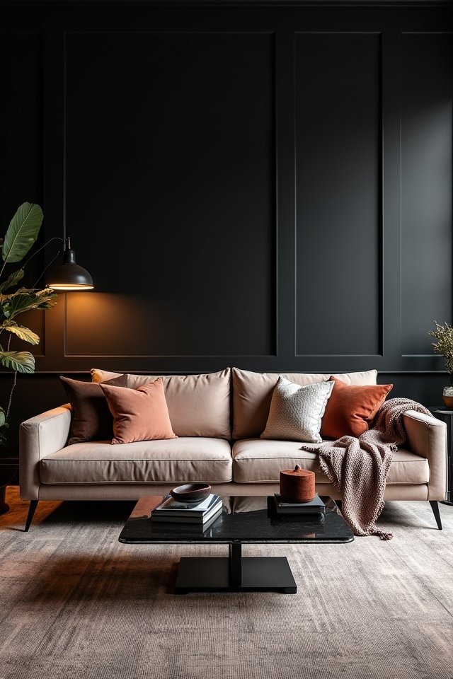 mixing textures for coziness