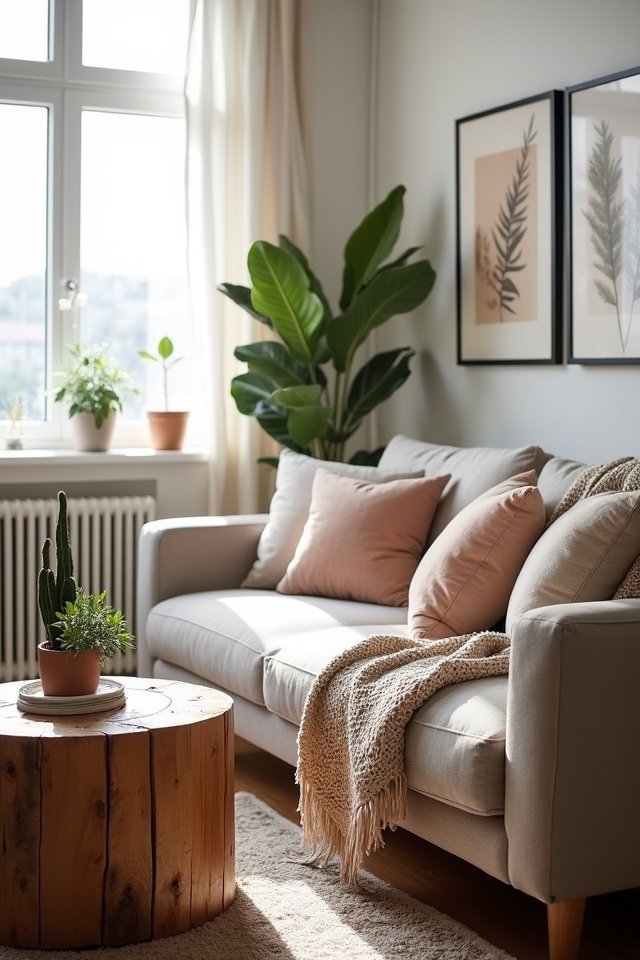 mixing textures for warmth