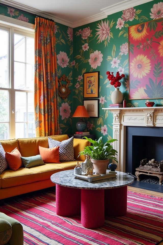mixing vibrant pattern combinations