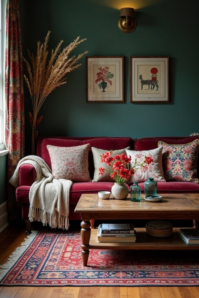 mixing vibrant pattern combinations