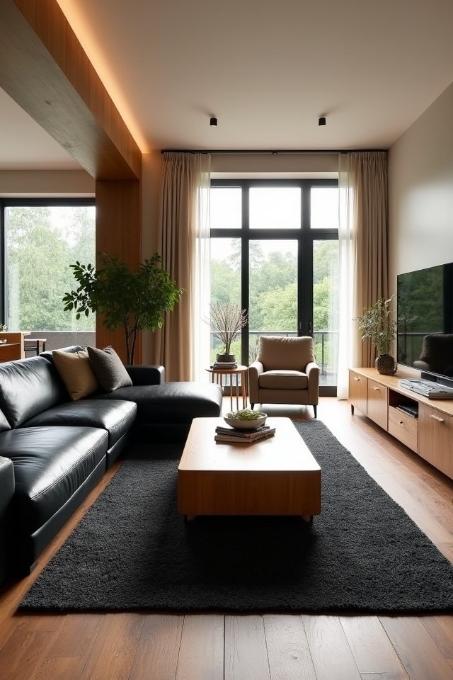 mixing wood finishes creatively