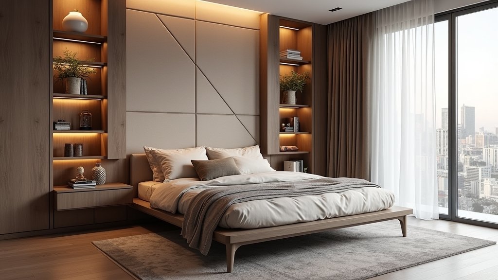 modern bedroom wall designs