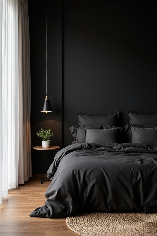 modern black decor elegance