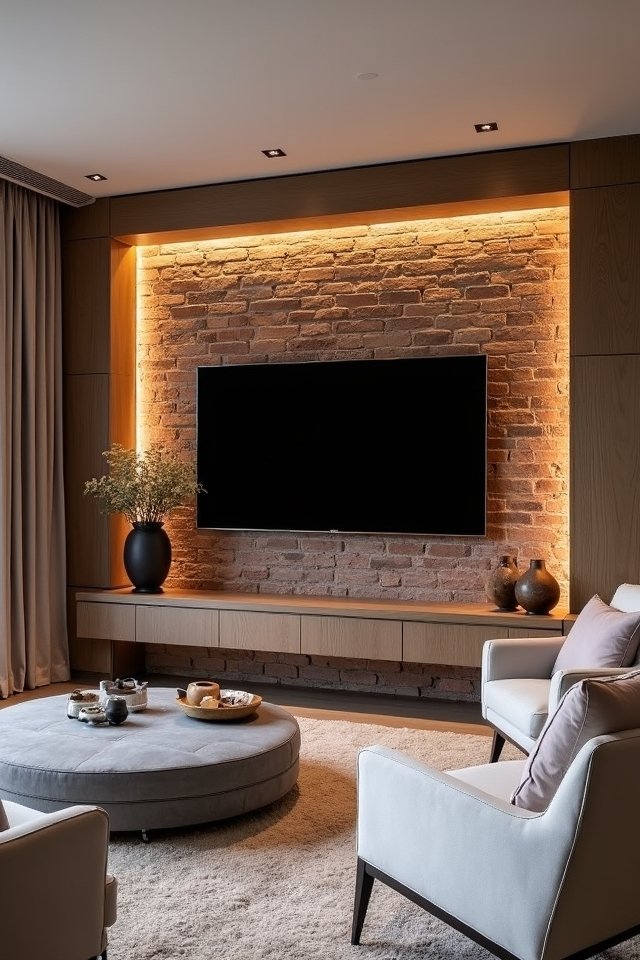 modern brick wall design