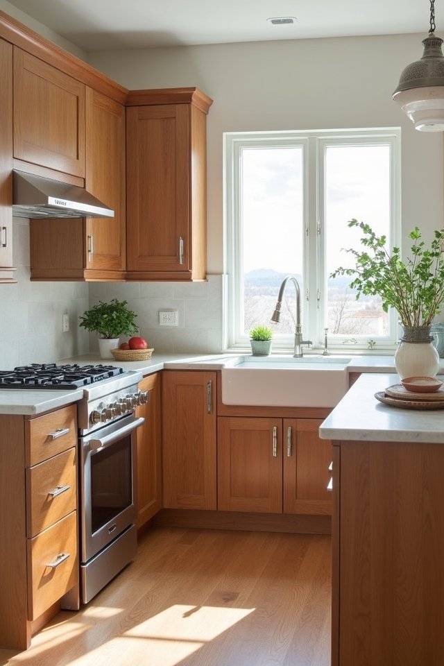 modern chic kitchen hardware