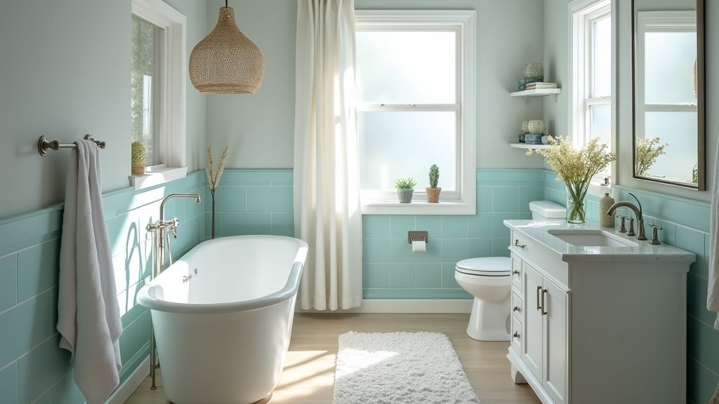 modern coastal bathroom fixtures