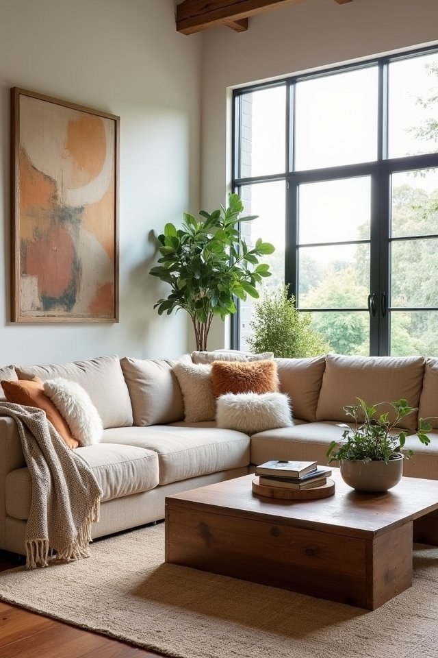modern cozy comfort elements
