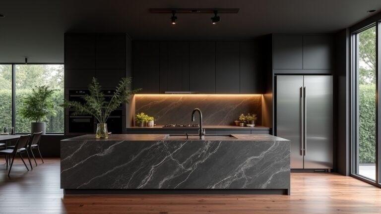 10 Stunning Dark Floor Kitchen Ideas for a Modern Aesthetic 2026 ...