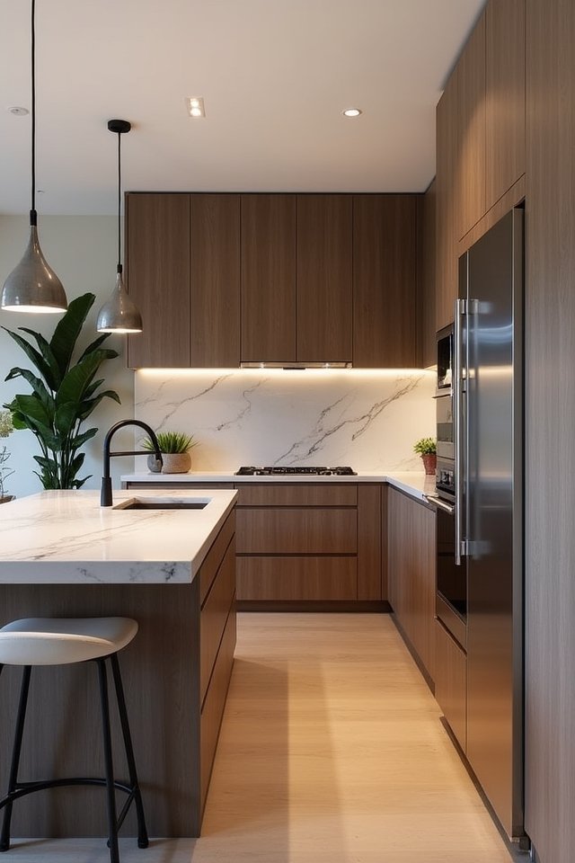 modern elegance in kitchens