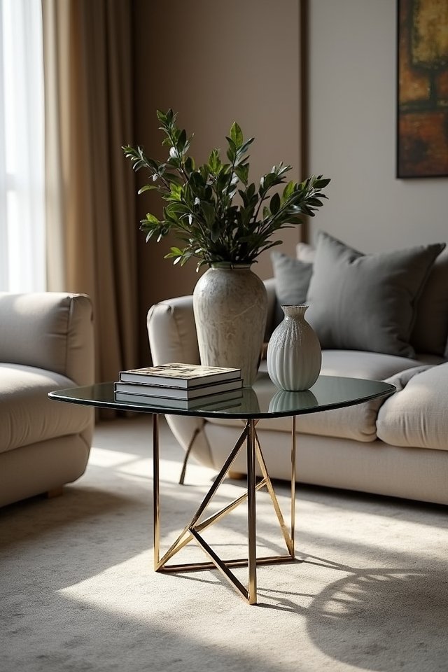 modern glass and metal elegance