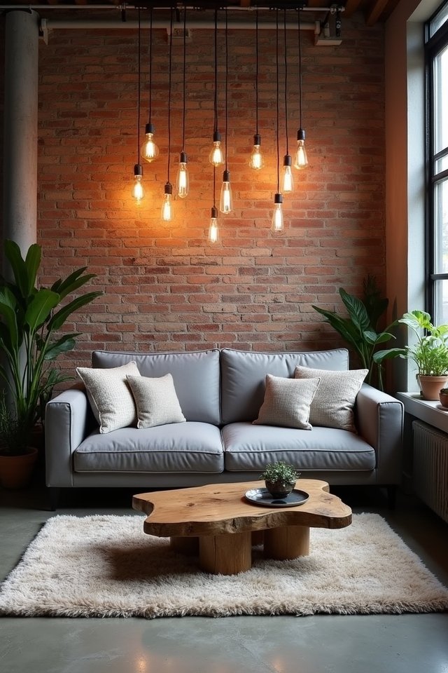 modern industrial living room