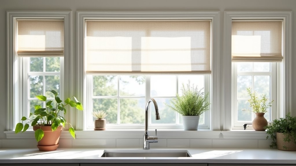 modern kitchen curtain ideas