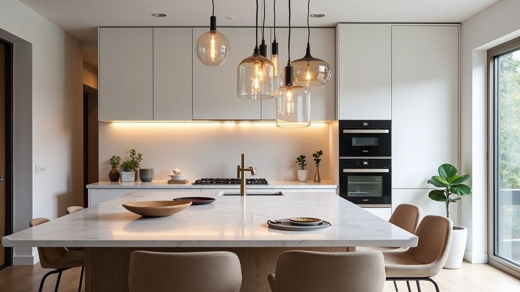 modern kitchen pendant lighting