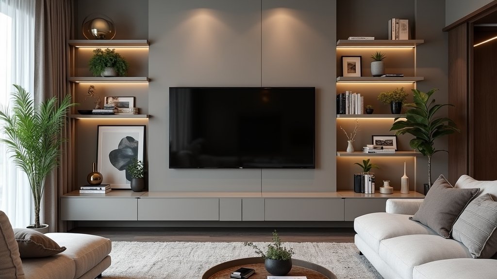 modern luxury tv decor