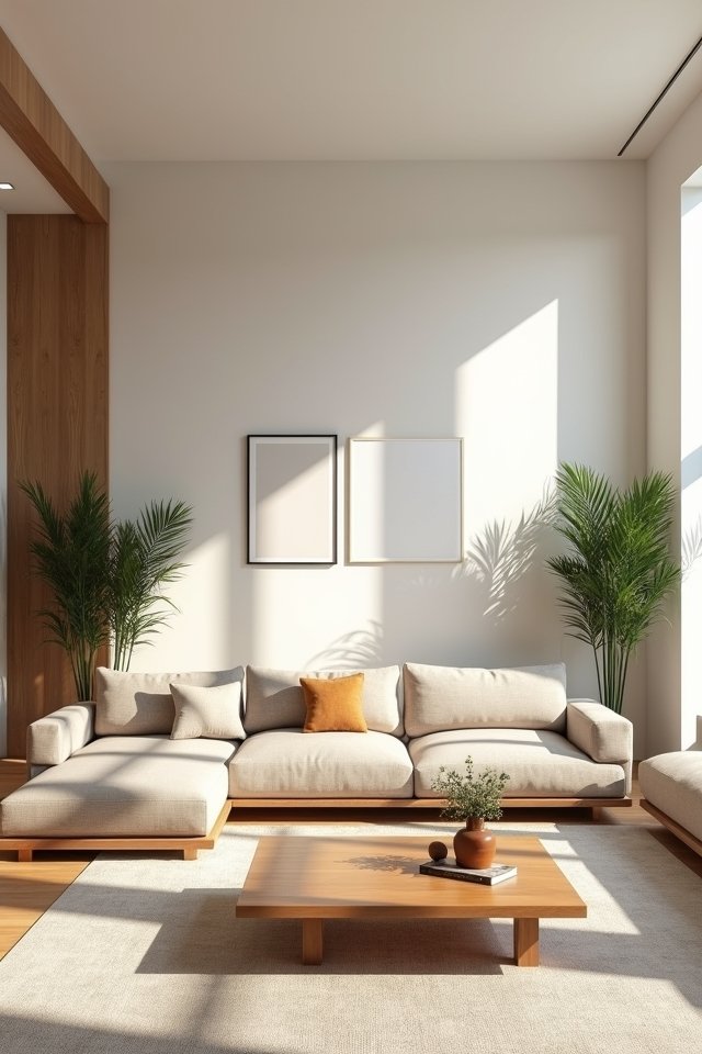 modern minimalism with warmth