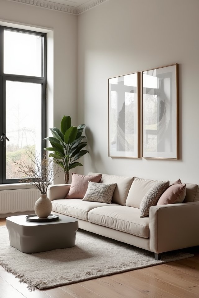 modern minimalist living room