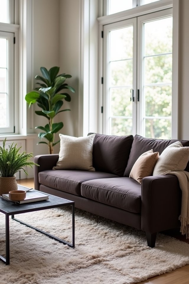 modern minimalist living space