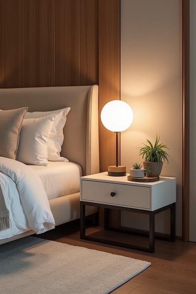 modern nightstands enhance style