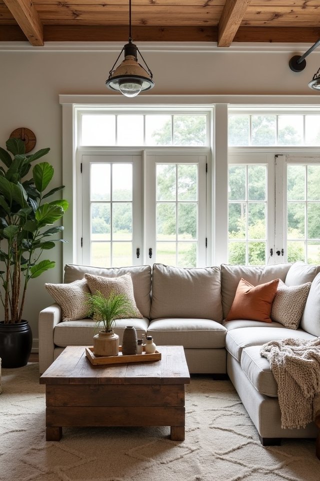 modern rustic farmhouse fusion