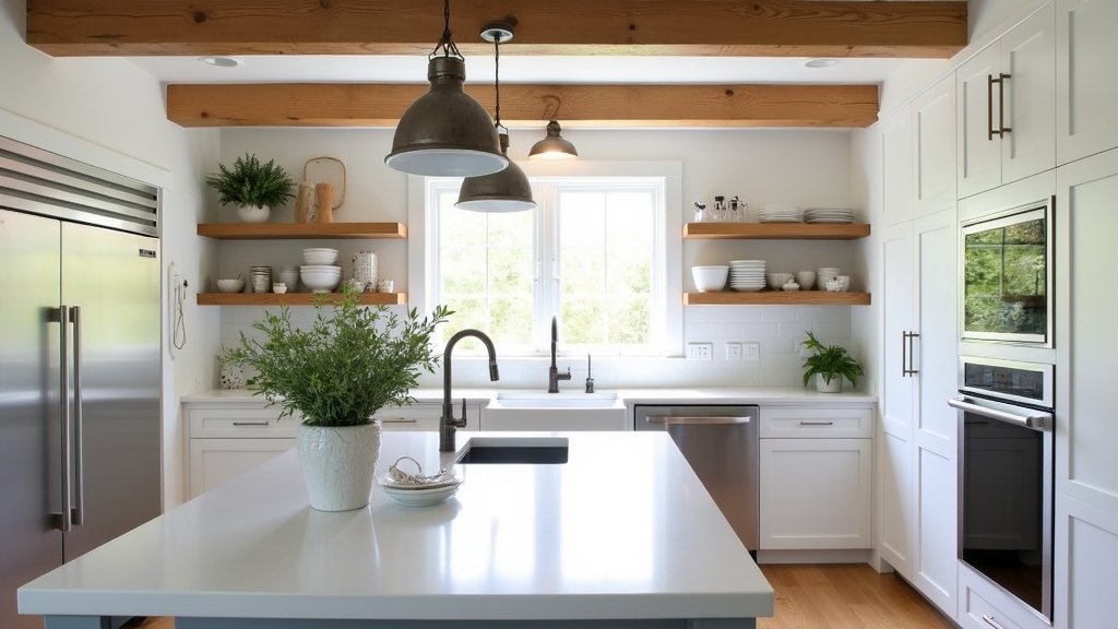 modern rustic farmhouse kitchens