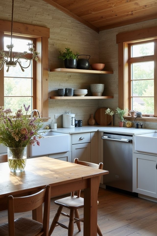 modern rustic kitchen design
