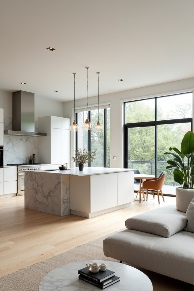 modern sleek kitchen appliances