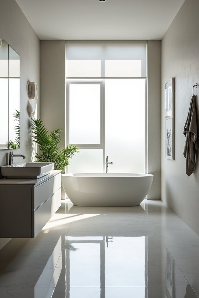 modern sophistication for bathrooms