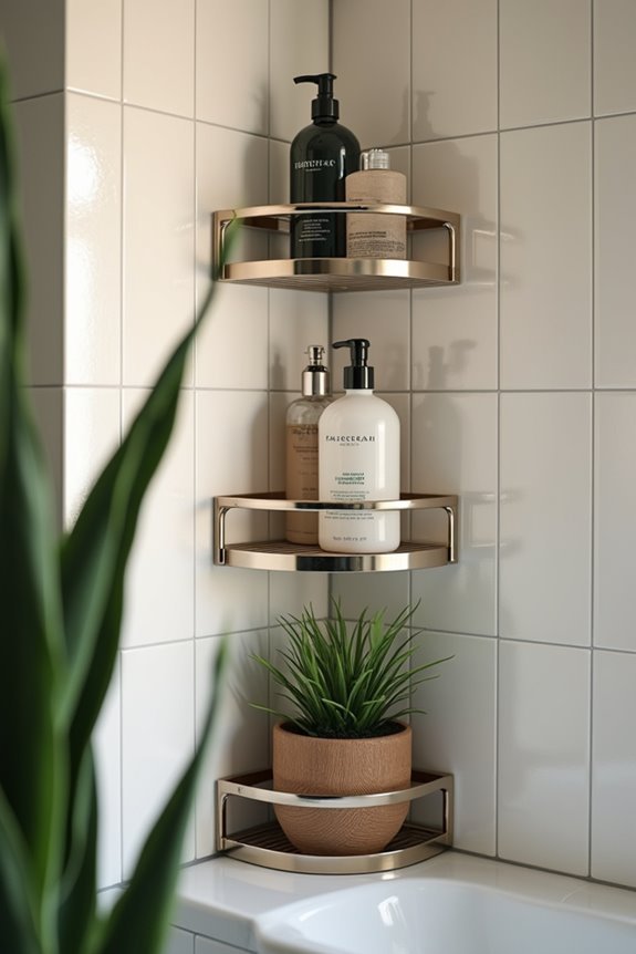 modern stainless steel caddy