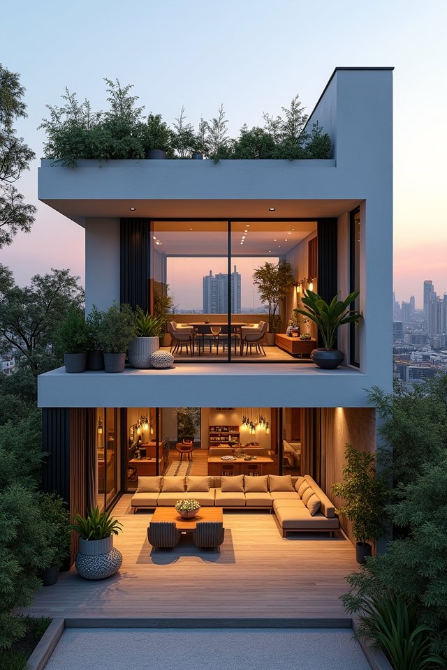 modern urban living sanctuary