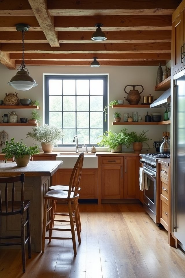 modern vintage kitchen harmony