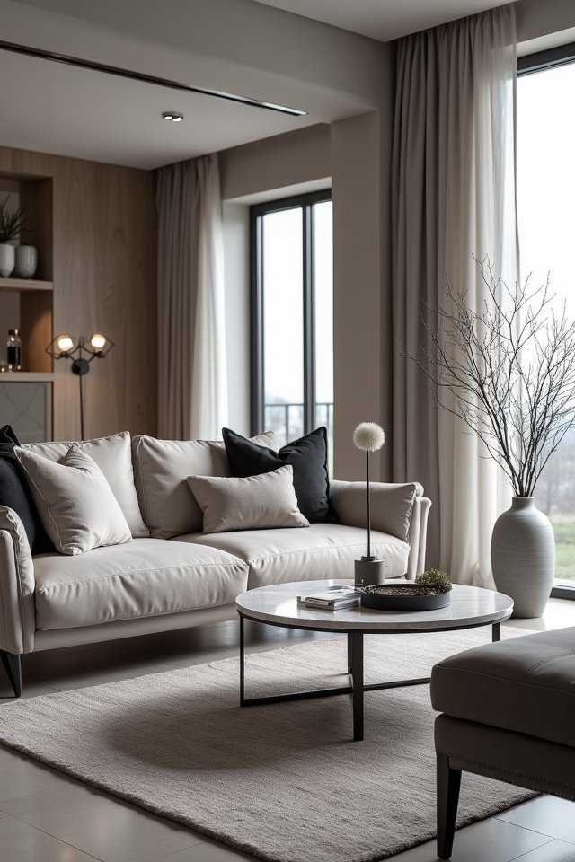 monochromatic cozy texture layering