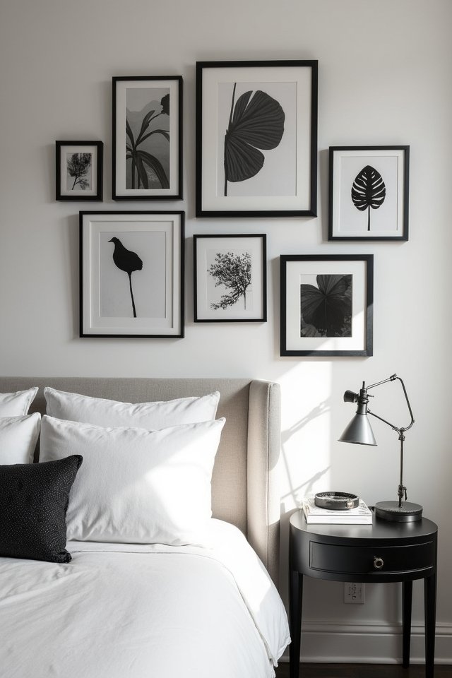 monochrome art transforms spaces