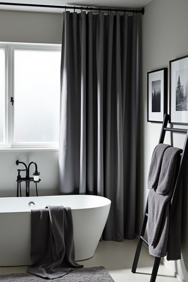 monochrome elegance in bathrooms