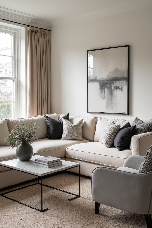 monochrome elegance in decor