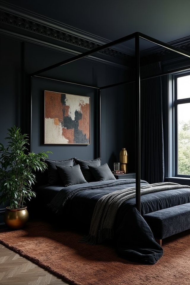 moody colors dramatic decor