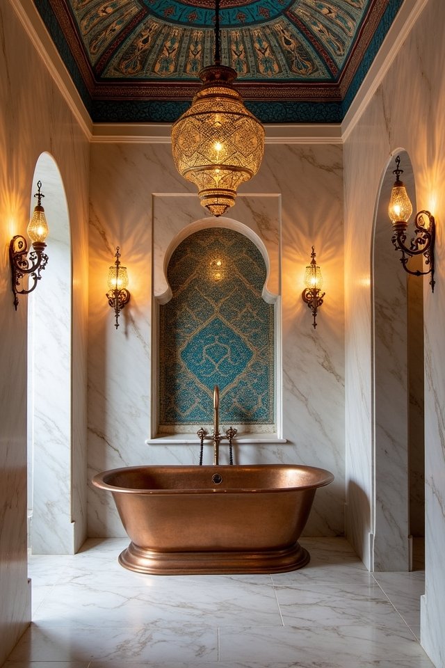 moroccan inspired elegant lighting