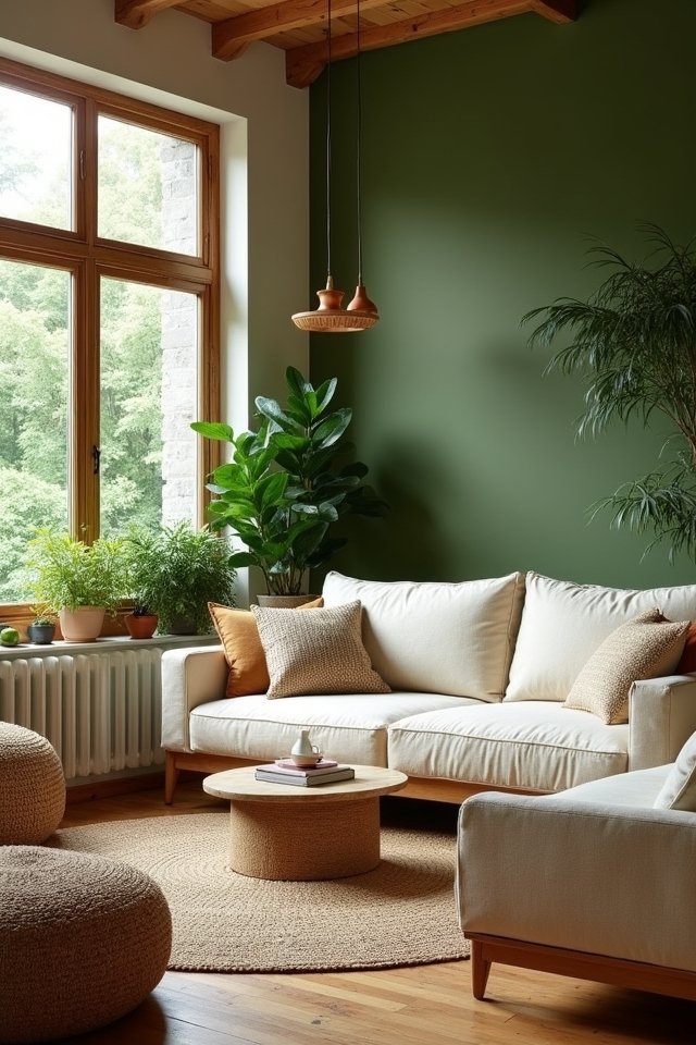 moss green wall tranquility