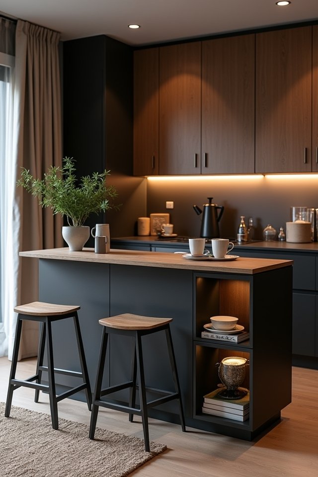 multi functional coffee bar furniture