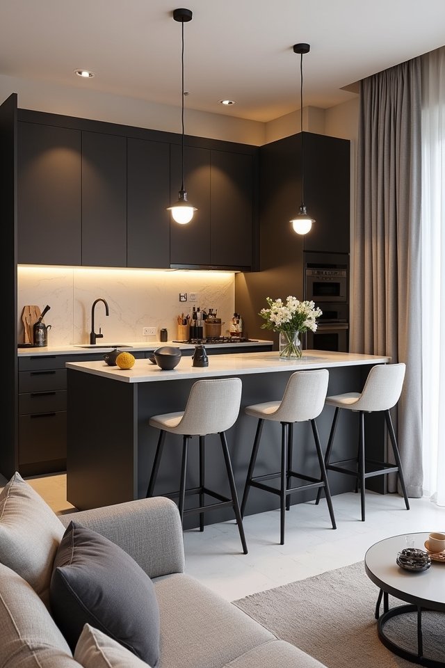 multifunctional kitchen island design