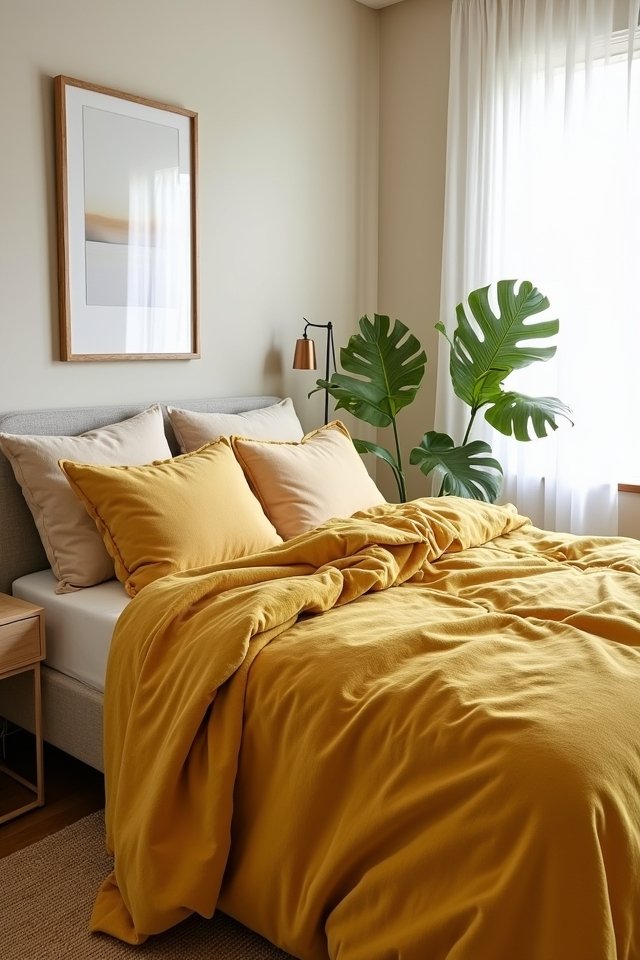 mustard yellow and neutrals